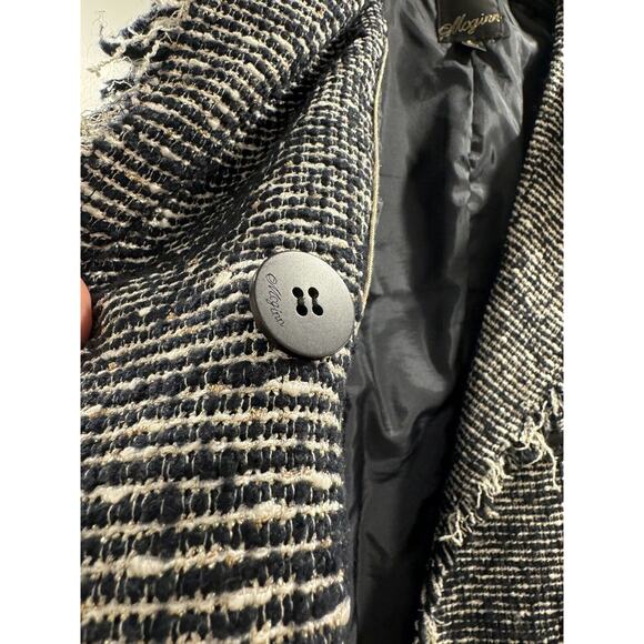 Mcginn Coat Jacket Womens XS 2 Boucle Tweed Double Breasted Classy Fall - Picture 4 of 6